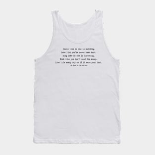 My Name is Kim Sam Soon Quotes Tank Top